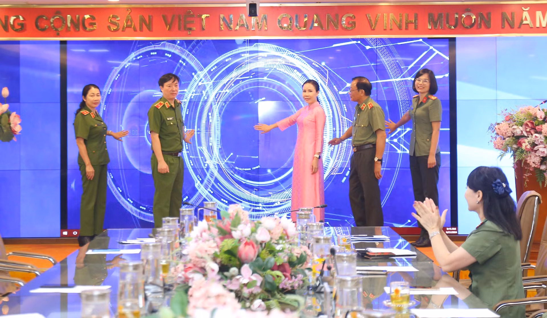 Nâng cao năng lực cán bộ Hội Phụ nữ cơ sở trong lực lượng CAND -0
