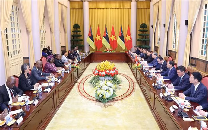 Tổng Bí thư, Chủ tịch nước Tô Lâm hội đàm với Tổng thống Mozambique Filipe Jacinto Nyusi -0