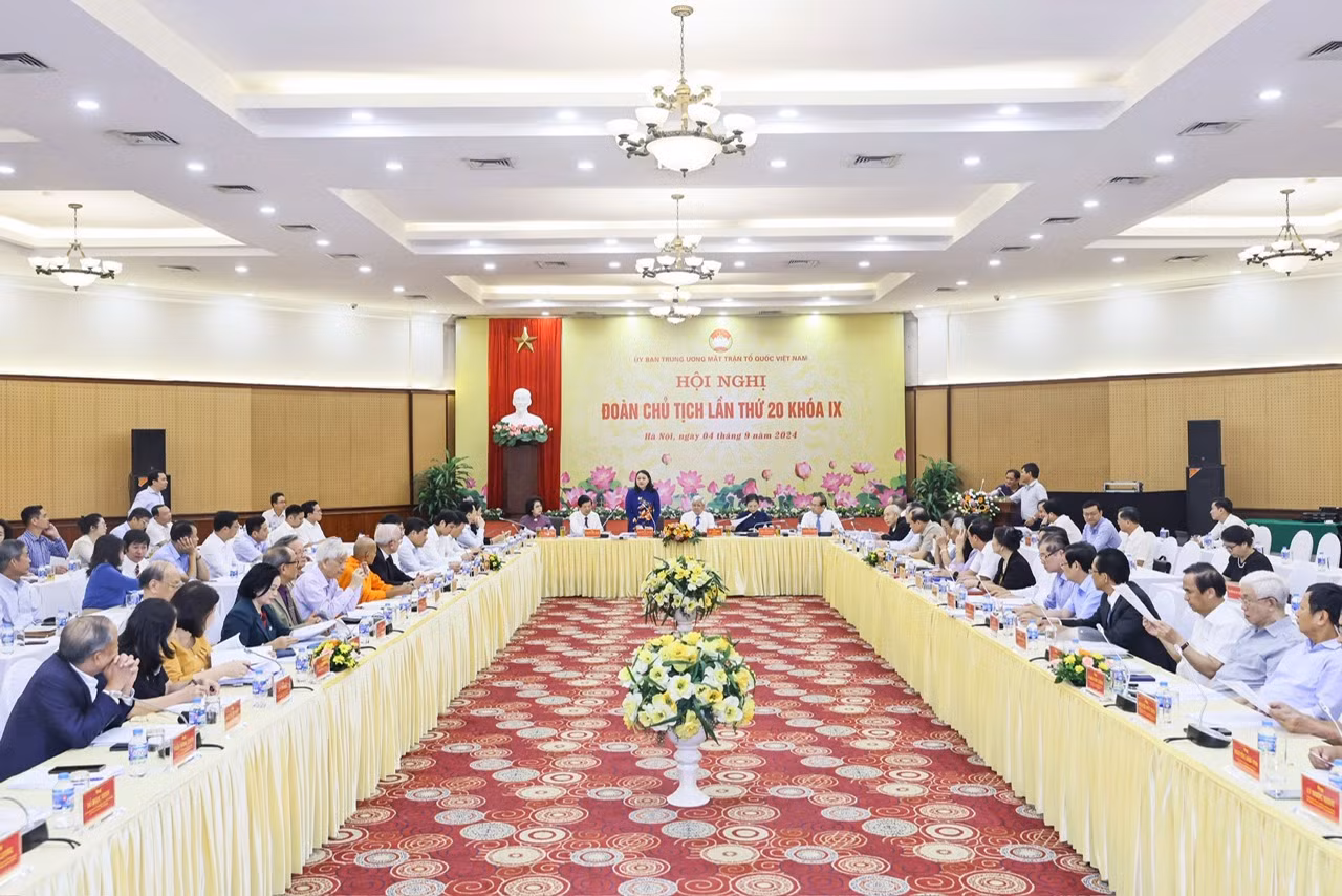 Hội nghị Đoàn Chủ tịch Ủy ban Trung ương MTTQ Việt Nam lần thứ 20, khóa IX -0
