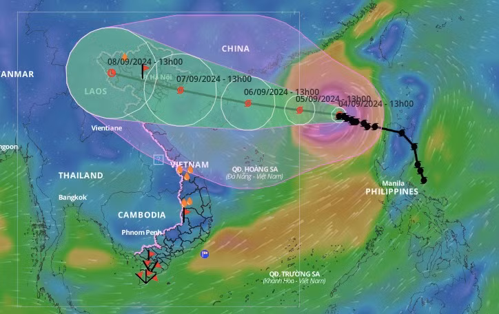 Đề nghị Trung Quốc và Philippines hỗ trợ tàu thuyền Việt Nam tránh siêu bão Yagi -0