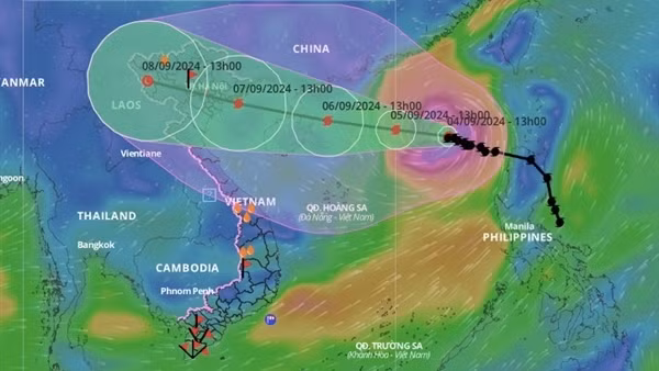 Đề nghị Trung Quốc và Philippines hỗ trợ tàu thuyền Việt Nam tránh bão Yagi