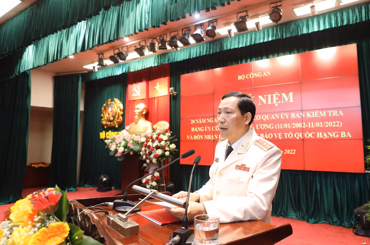 Cơ quan Ủy ban Kiểm tra Đảng ủy Công an Trung ương đón nhận Huân chương Bảo vệ Tổ quốc hạng Ba -0