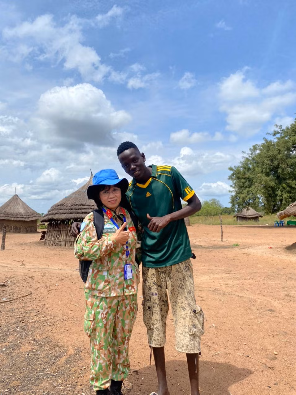 Nữ quan sát viên quân sự Việt Nam tại Nam Sudan kể chuyện đi tuần tra -0