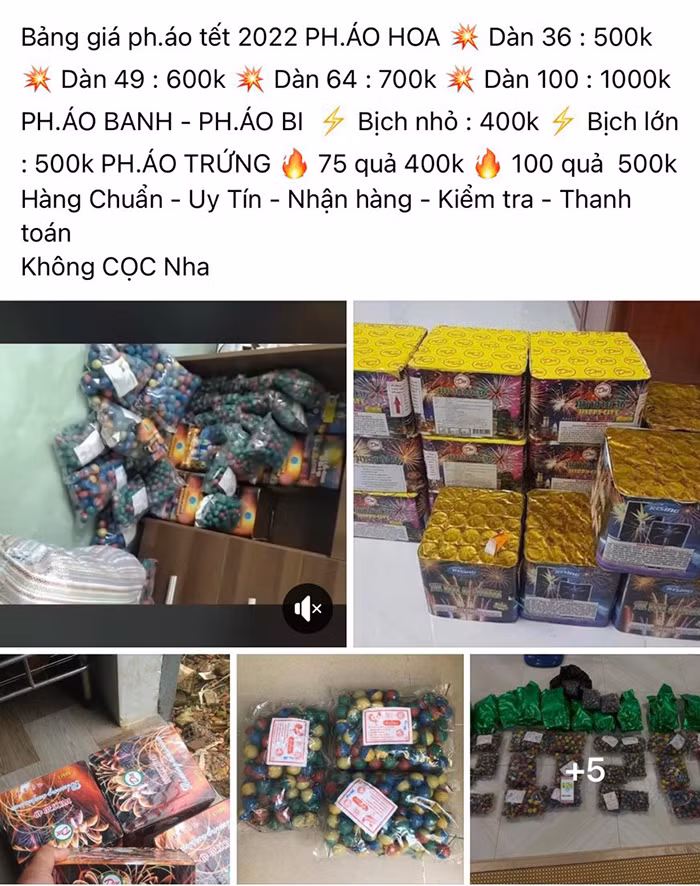 Thâm nhập “chợ” pháo lậu online -0