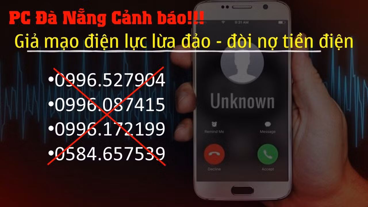 Miền Trung: Phát hiện thêm nhiều số điện thoại giả mạo tổng đài Điện lực để lừa thu cước phí “cắt cổ” -0
