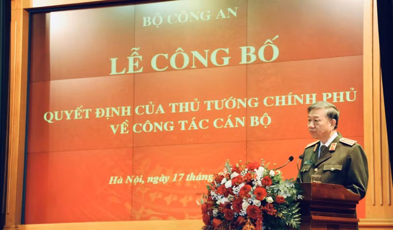 Công bố quyết định bổ nhiệm 2 Thứ trưởng Bộ Công an -0