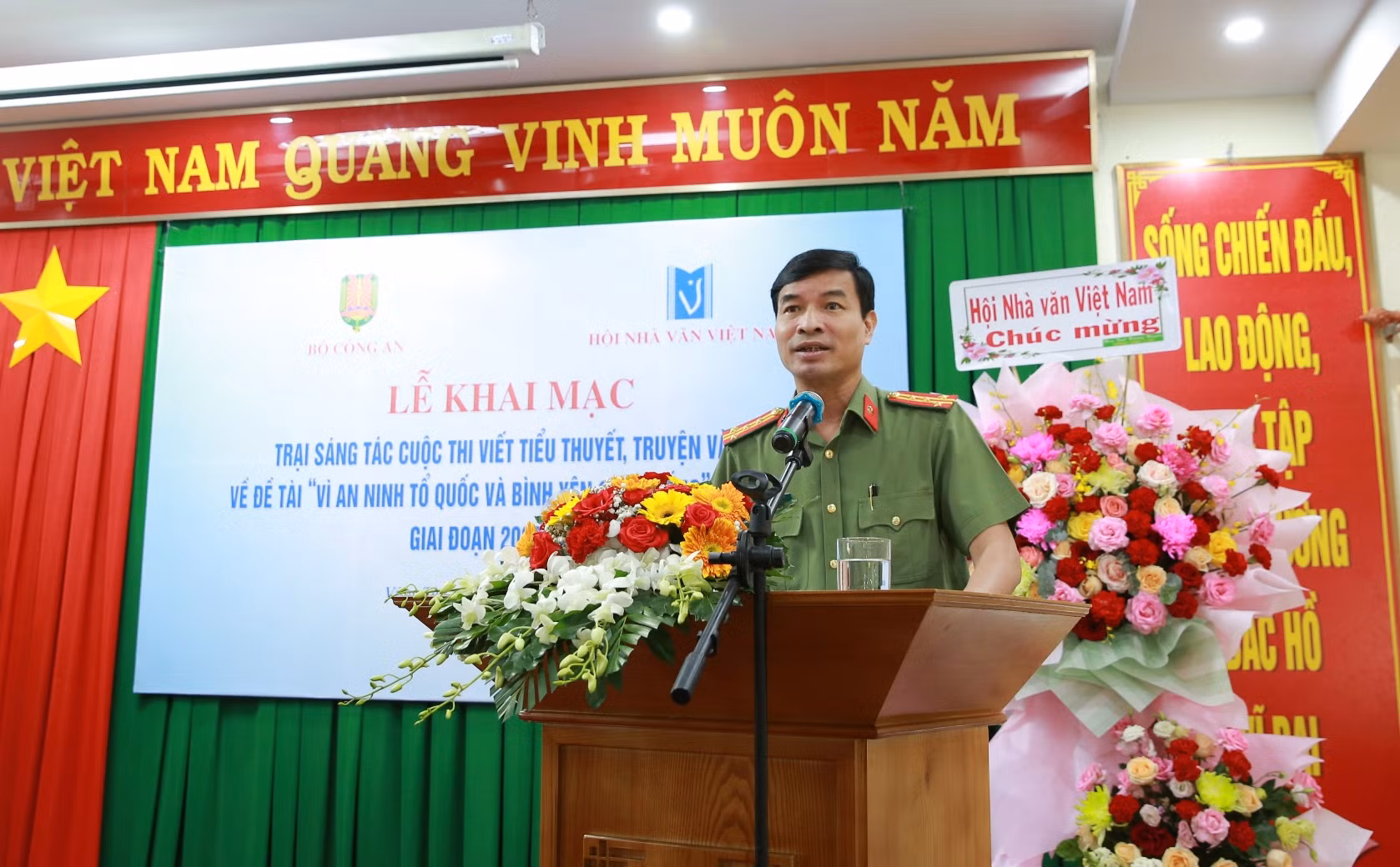 Khai mạc Trại sáng tác cuộc thi “Vì an ninh Tổ quốc và bình yên cuộc sống” lần thứ V -0
