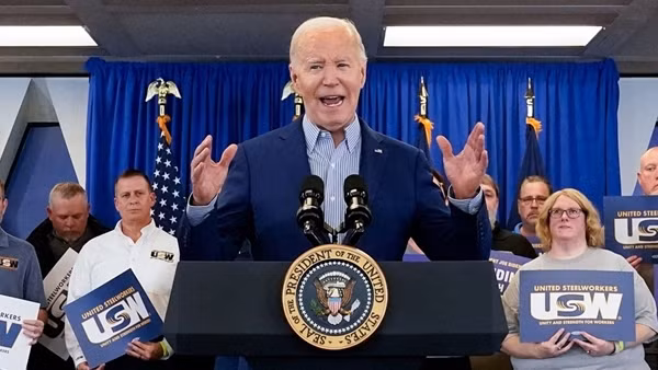 Ông Biden cảnh báo tăng gấp 3 thuế nhập khẩu thép, nhôm Trung Quốc
