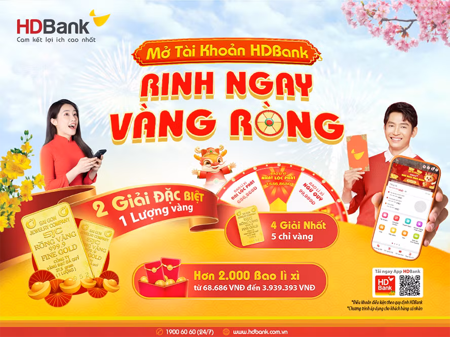 Khách hàng HDBank rộn ràng nhận thưởng “tiền tỷ” -0