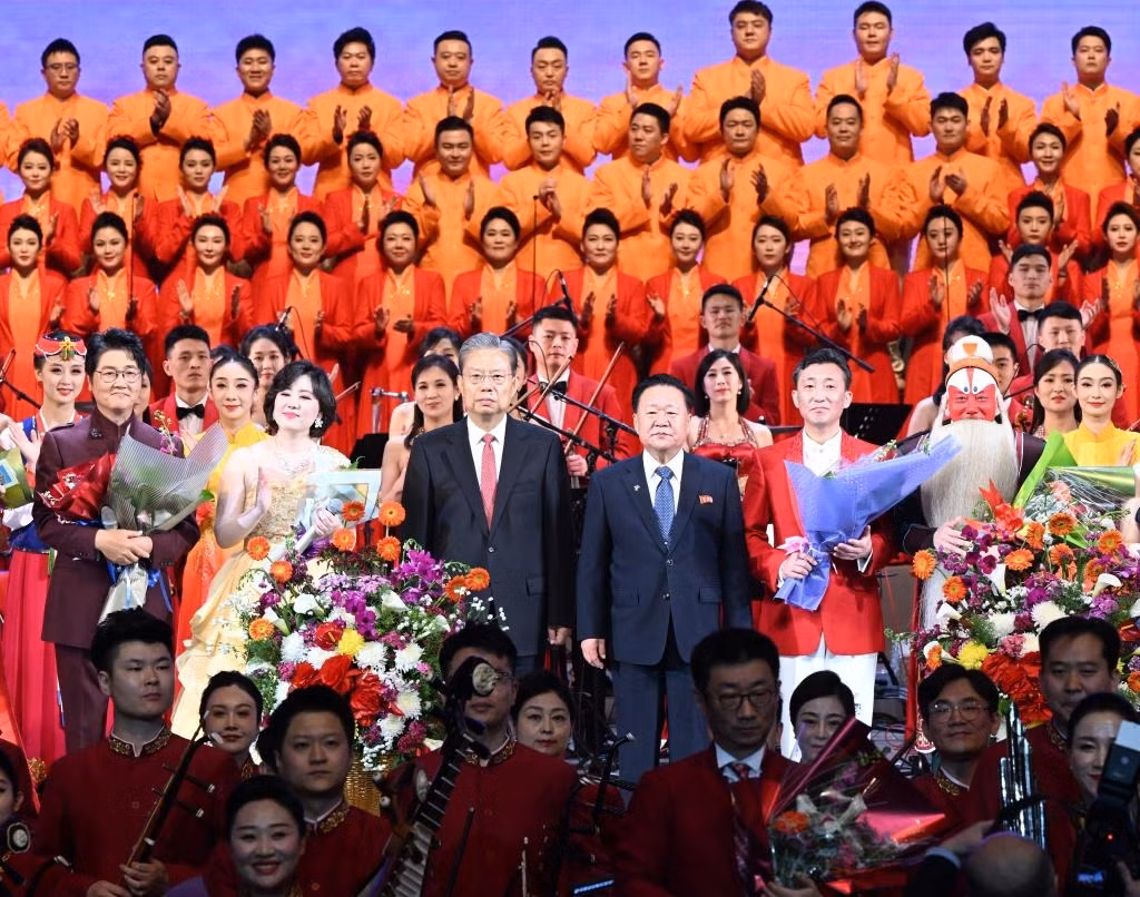 Quan chức Trung Quốc - Triều Tiên phát thông điệp chung trong năm hữu nghị -0