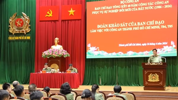 Thực hiện hiệu quả các mặt công tác Công an phục vụ sự nghiệp đổi mới của đất nước