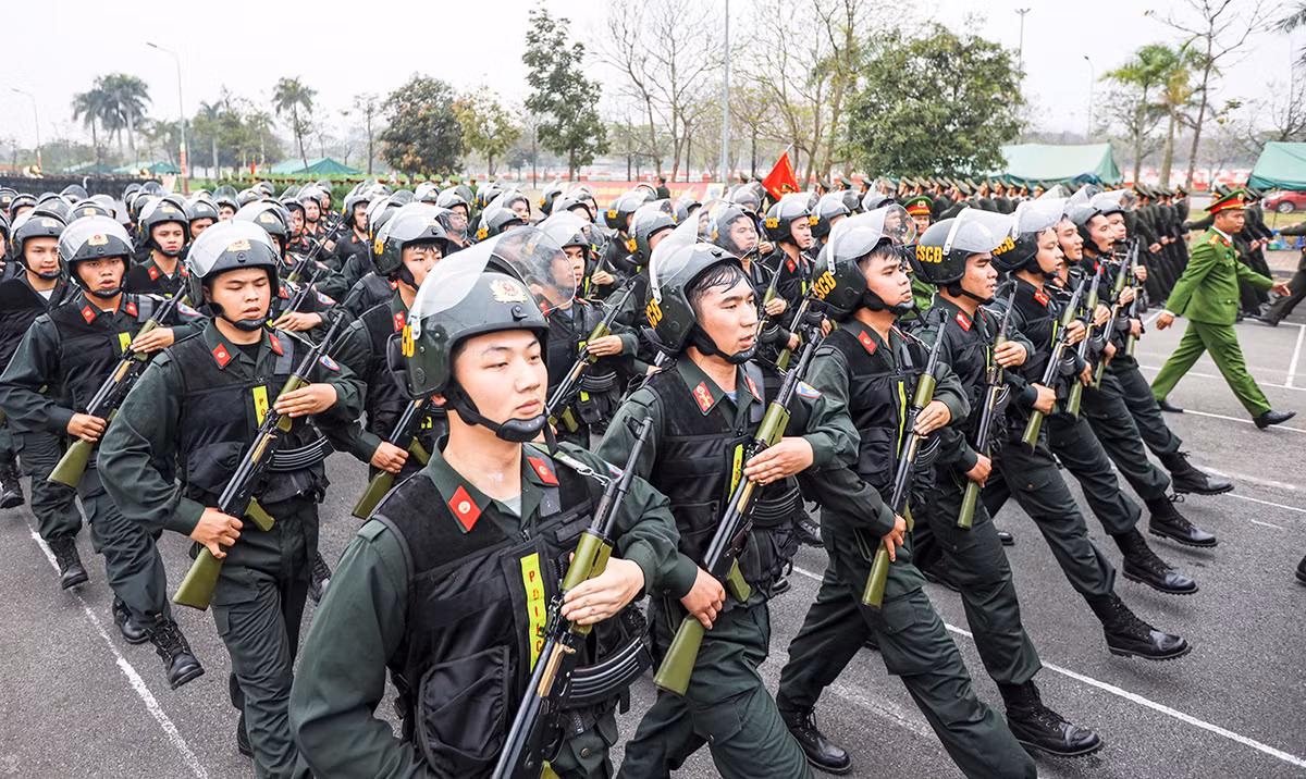 Ghi ở thao trường huấn luyện diễu binh -0
