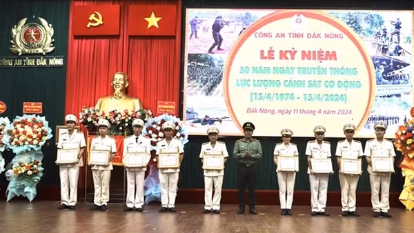 Cảnh sát Cơ động Công an Đắk Nông góp phần đảm bảo bình yên vùng Nam Tây Nguyên