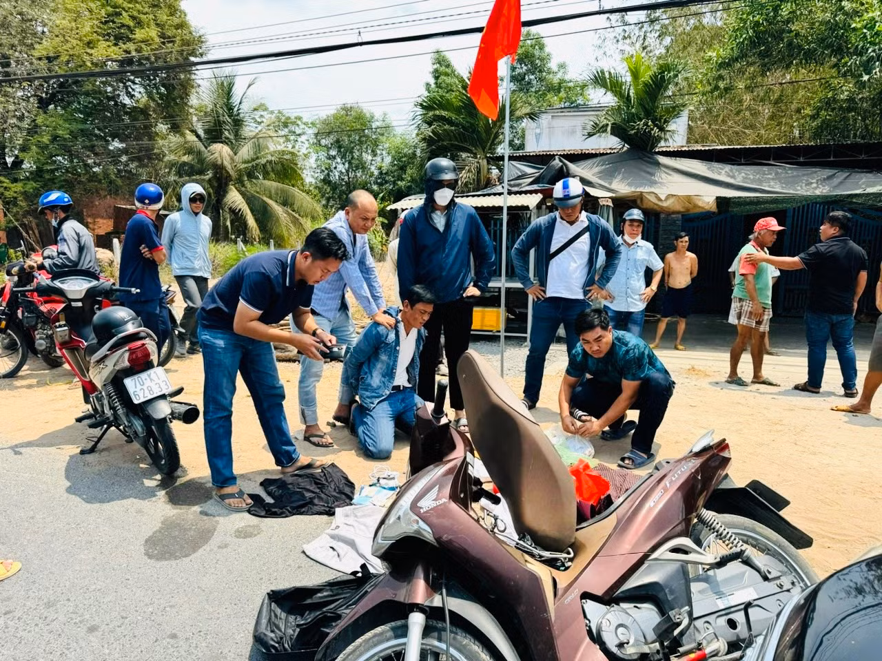 Phá chuyên án cướp xe ôm ngay trong ngày truyền thống Cảnh sát hình sự -0