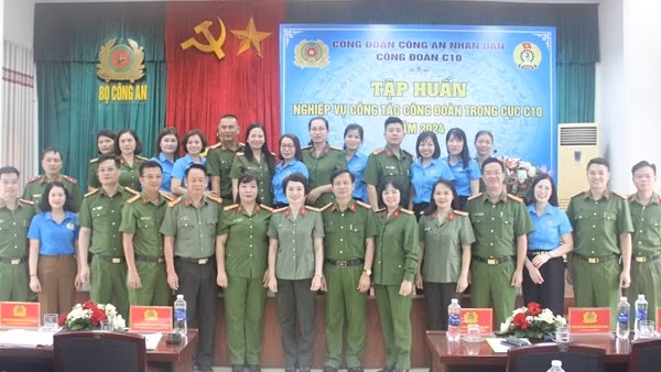 Cục Cảnh sát quản lý trại giam tập huấn nghiệp vụ công tác Công đoàn