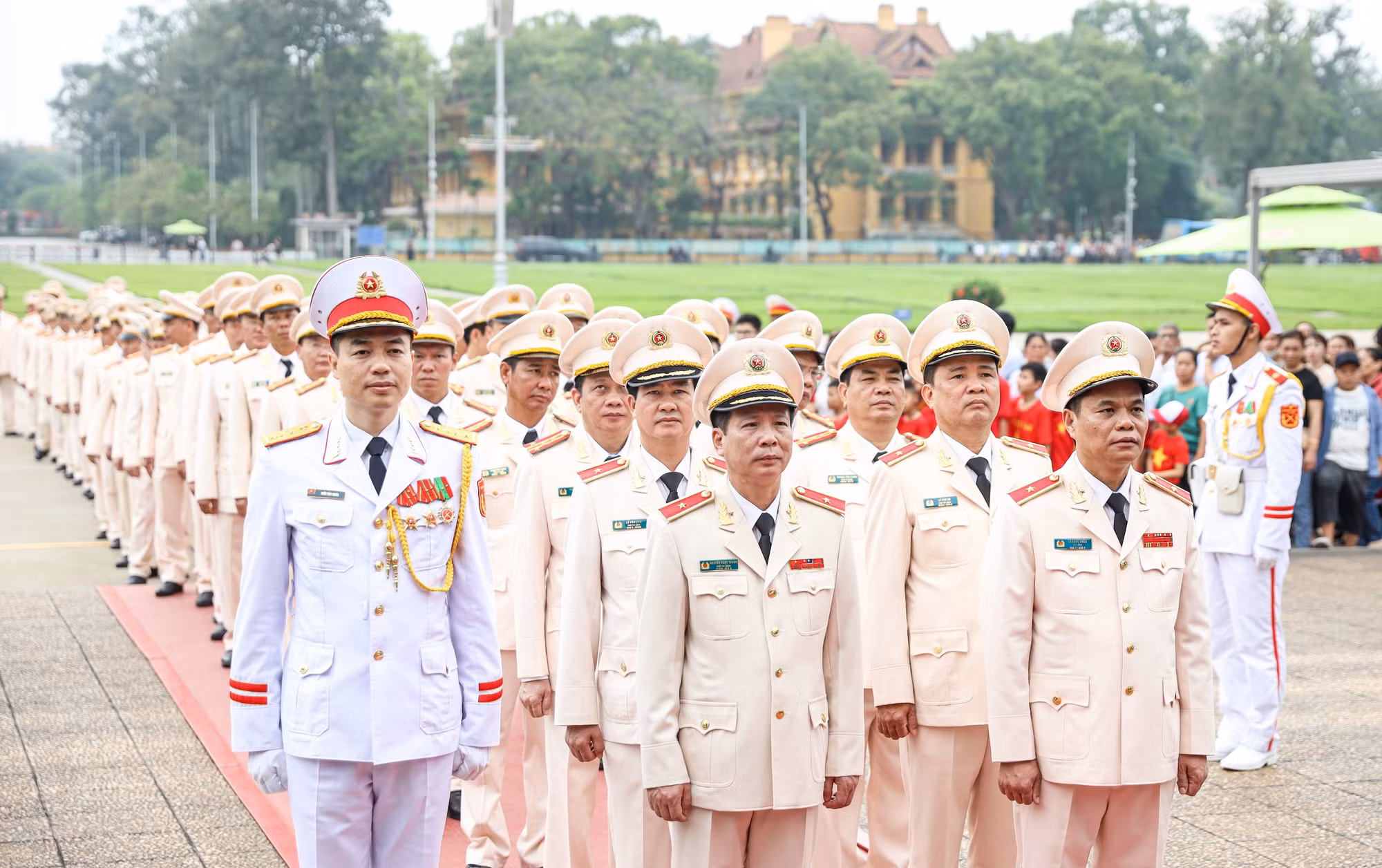 Lực lượng Cảnh sát cơ động báo công dâng Bác những thành tích xuất sắc qua 50 năm -0