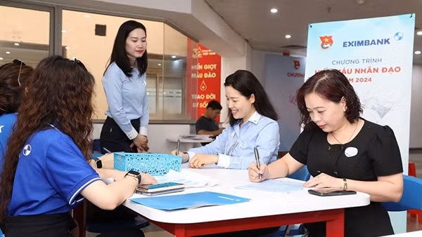 Eximbank tổ chức ngày hội hiến máu vì cộng đồng năm 2024