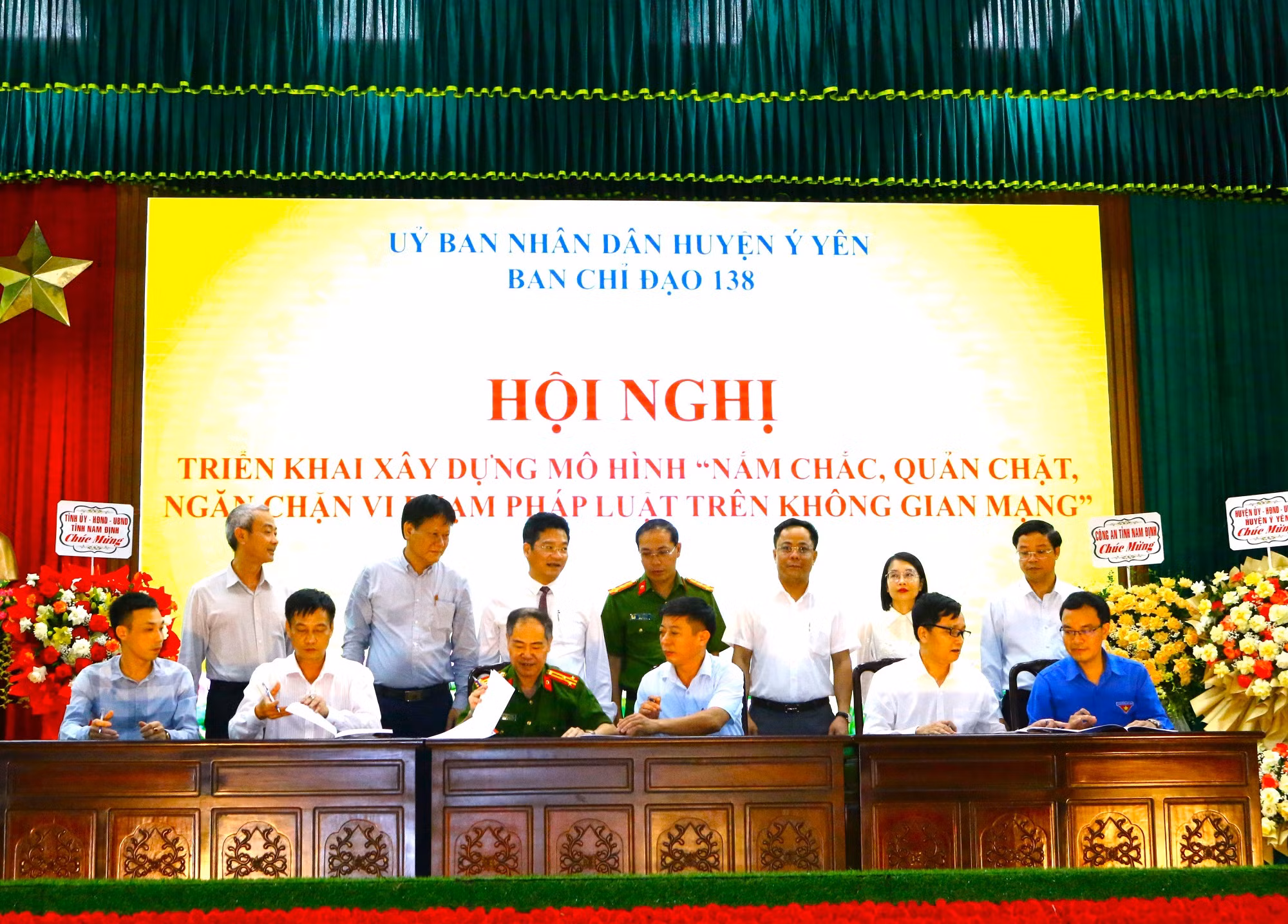 Nam Định ra mắt mô hình ngăn chặn vi phạm pháp luật trên không gian mạng -0