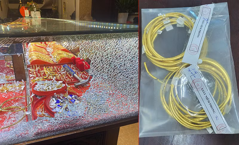 Bắt giữ đối tượng cướp tiệm vàng ở Can Lộc sau hơn 3 giờ gây án -1