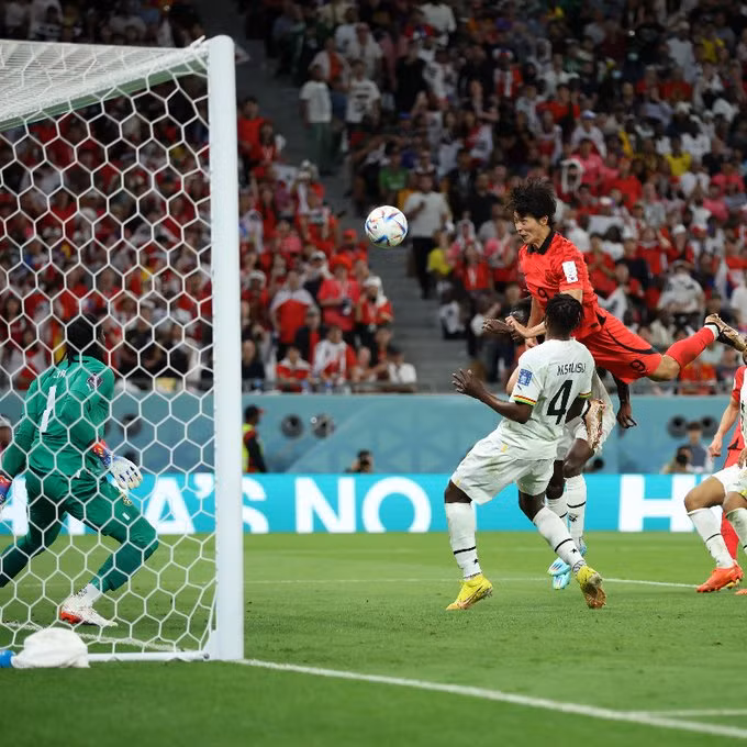 Hàn Quốc lập lại kỳ tích 3 phút ghi 2 bàn tại World Cup 2022 -0