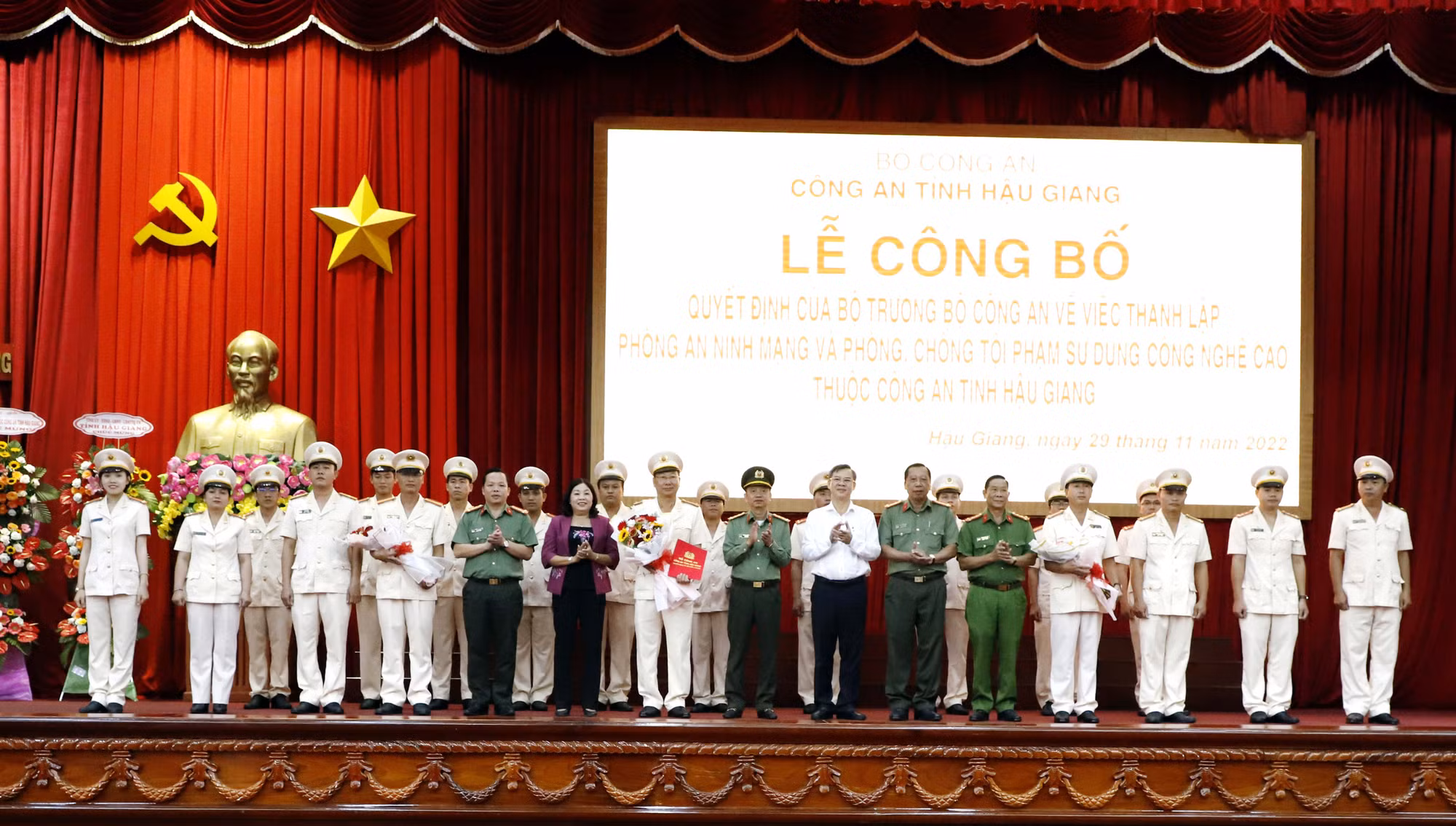Công an tỉnh Hậu Giang thành lập Phòng An ninh mạng và Phòng, chống tội phạm sử dụng công nghệ cao -0