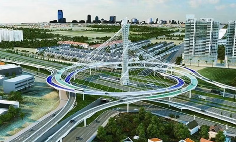 Hà Nội chi hơn 2.300 tỷ đồng làm nút giao Đại lộ Thăng Long - Vành đai 3,5 -0