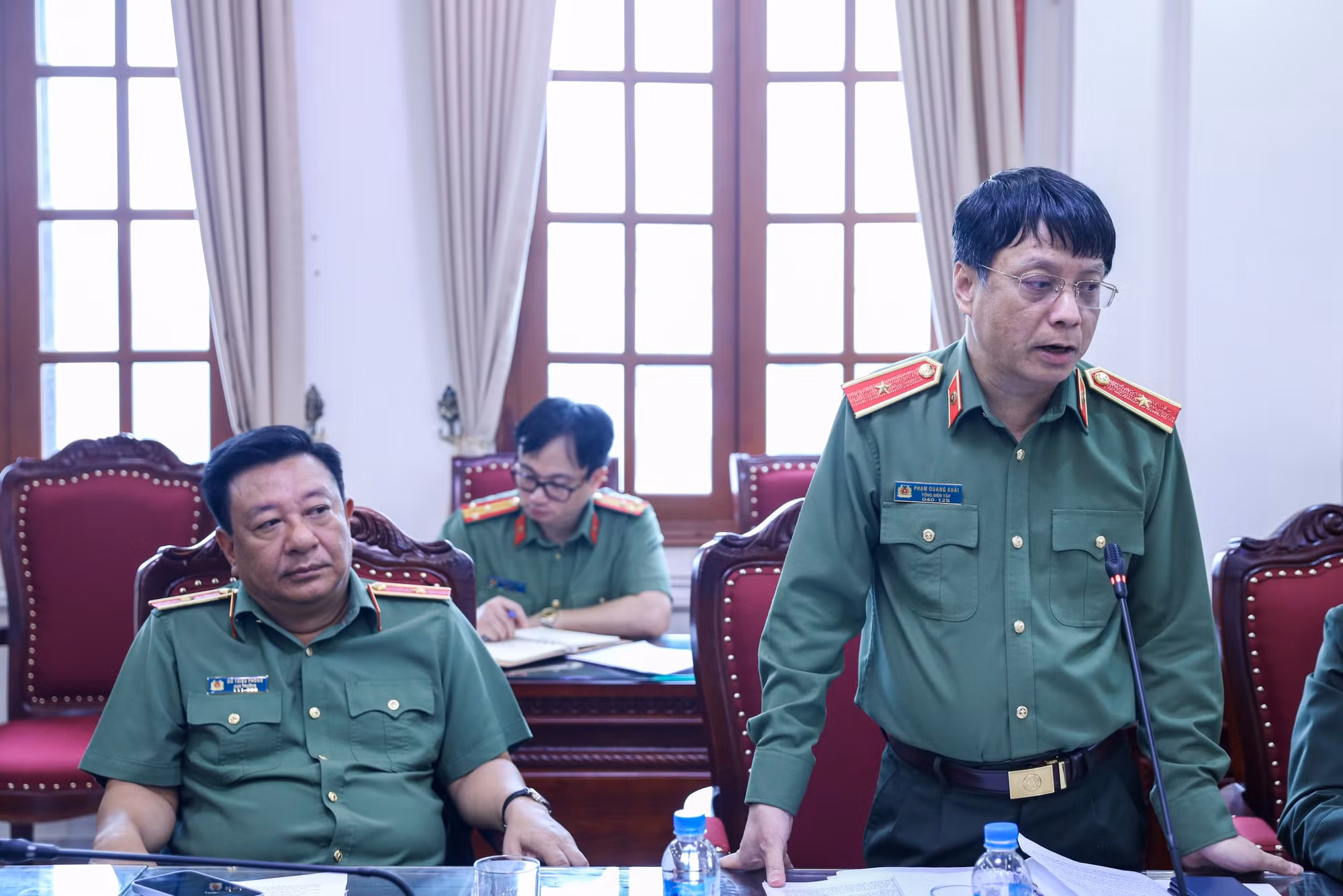 Khảo sát việc thực hiện chính sách, pháp luật về báo chí tại Cục Truyền thông CAND -0