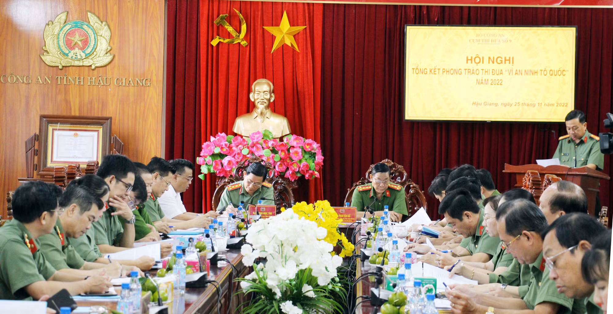 Cụm thi đua số 9 – Bộ Công an tổ chức Hội nghị Tổng kết phong trào thi đua “Vì ANTQ” năm 2022 -0