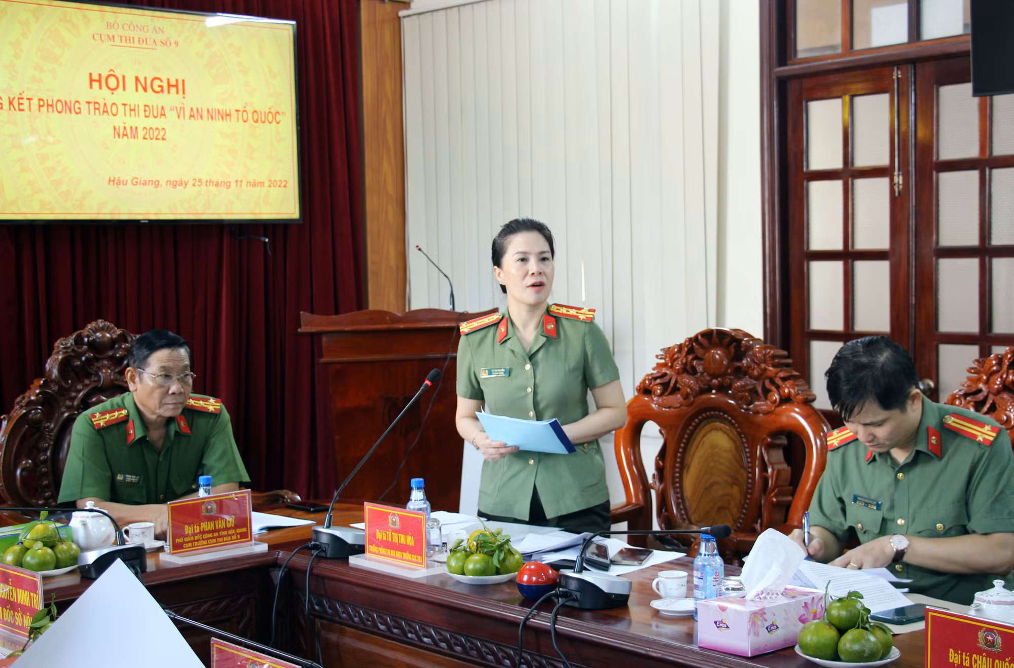 Cụm thi đua số 9 – Bộ Công an tổ chức Hội nghị Tổng kết phong trào thi đua “Vì ANTQ” năm 2022 -0