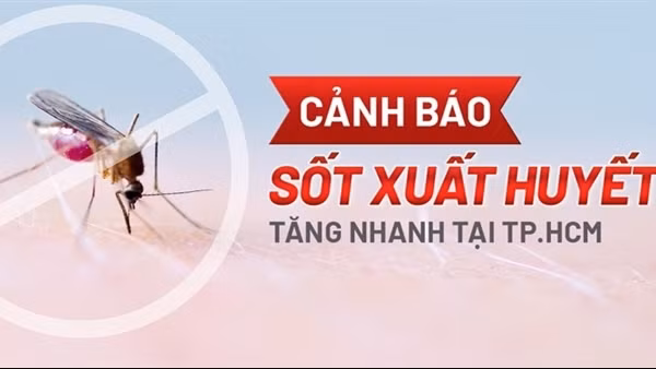 TP Hồ Chí Minh số ca mắc sốt xuất huyết liên tục tăng, 1 người tử vong