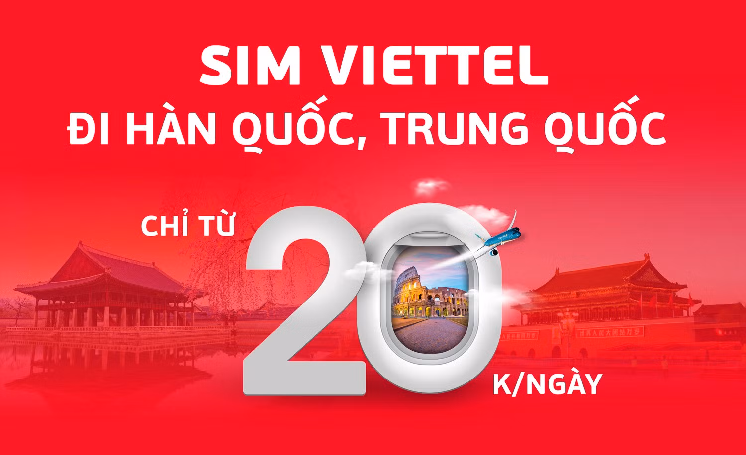 Viettel tăng tới 50% lưu lượng, giá không đổi khi roaming tại Hàn Quốc và Trung Quốc -0