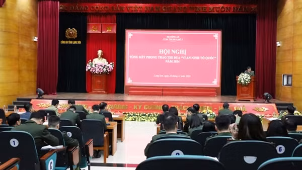 Cụm thi đua số 3 tổng kết phong trào thi đua "Vì an ninh Tổ quốc" năm 2024