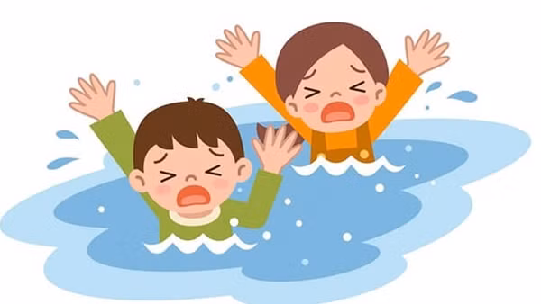 Theo người nhà lên rẫy hái cà phê, 2 cháu nhỏ bị đuối nước thương tâm