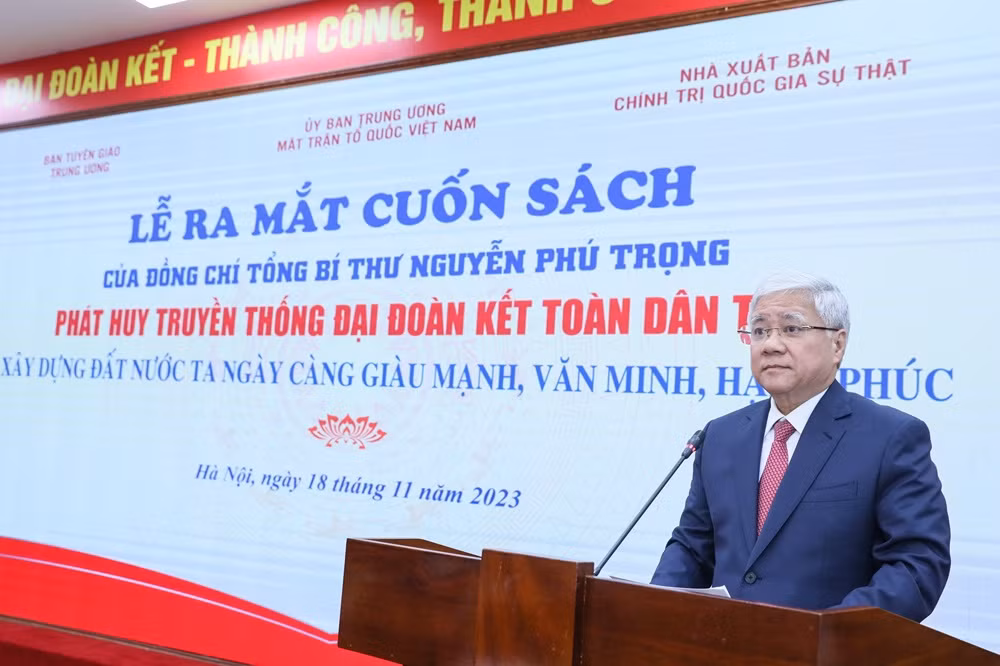 Ra mắt cuốn sách của Tổng Bí thư Nguyễn Phú Trọng về đại đoàn kết toàn dân tộc -0