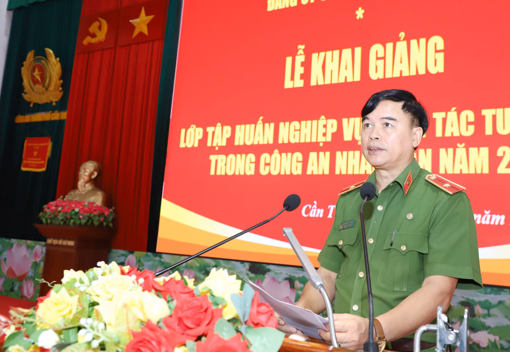 Tập huấn nghiệp vụ công tác Tuyên giáo trong CAND năm 2023 -0