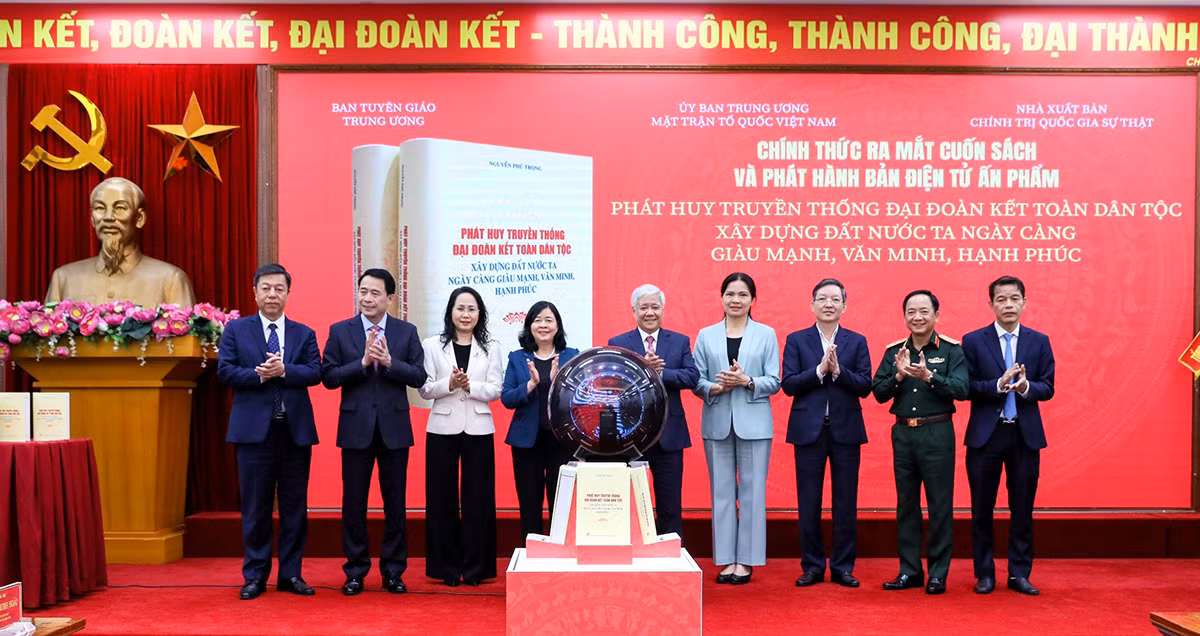 Ra mắt cuốn sách của Tổng Bí thư Nguyễn Phú Trọng về đại đoàn kết toàn dân tộc -0