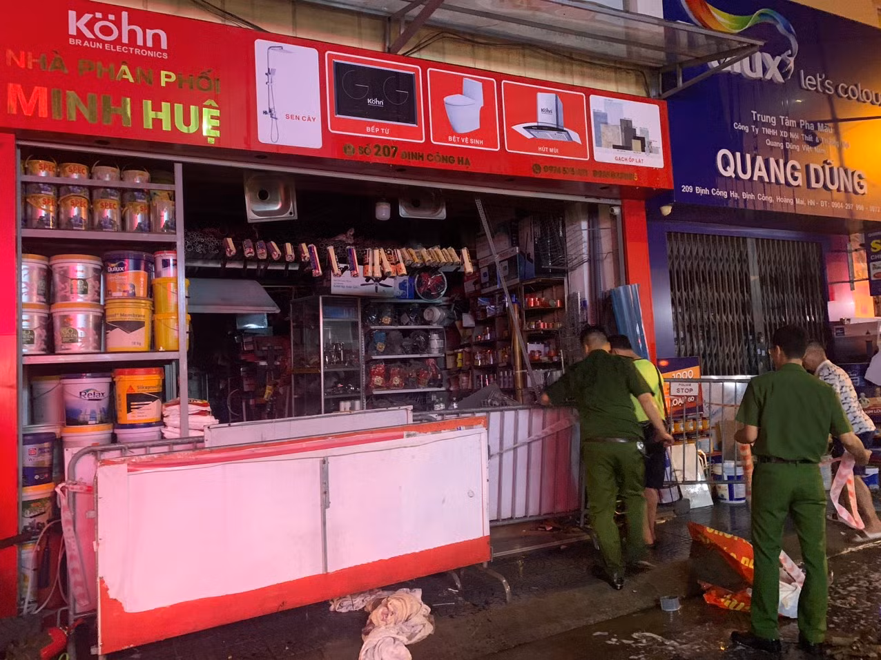 Lãnh đạo UBND thành phố Hà Nội chỉ đạo khắc phục hậu quả vụ cháy nhà dân ở phố Định Công Hạ -0