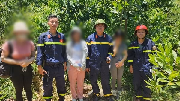 Công an tìm thấy 3 nữ sinh đi lạc tại khu vưc núi Hòn Vượn