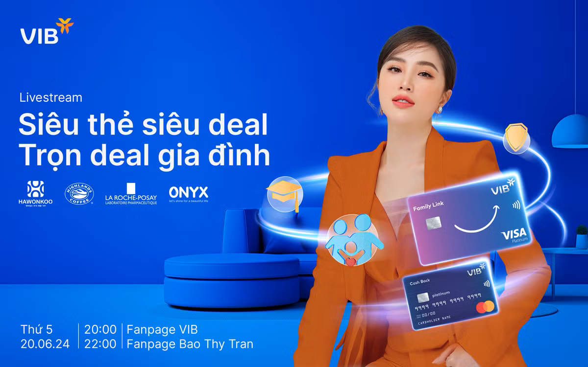 Cùng Bảo Thy “săn” ưu đãi giảm đến 67% khi mua sắm bằng thẻ VIB -0