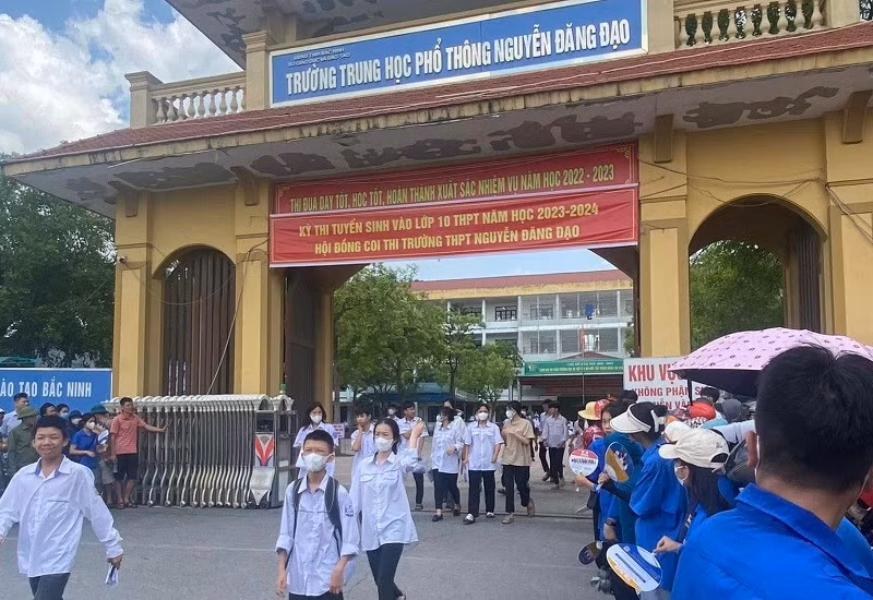 Xác minh thông tin nghi giám thị chụp bài thi môn Toán tại kỳ thi vào ớp 10 ở Bắc Ninh -0