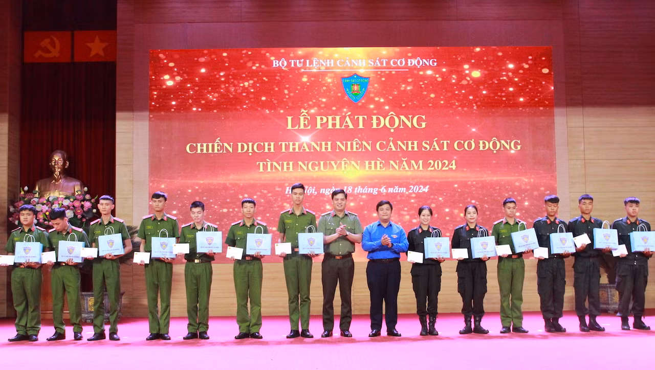 Tuổi trẻ Cảnh sát cơ động phát động chiến dịch tình nguyện hè, huy động nguồn lực 800 triệu đồng -0