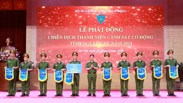Tuổi trẻ Cảnh sát cơ động phát động chiến dịch tình nguyện hè, huy động nguồn lực 800 triệu đồng