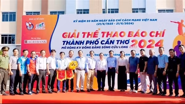 Agribank đồng hành cùng Giải thể thao báo chí TP Cần Thơ mở rộng ĐBSCL năm 2024