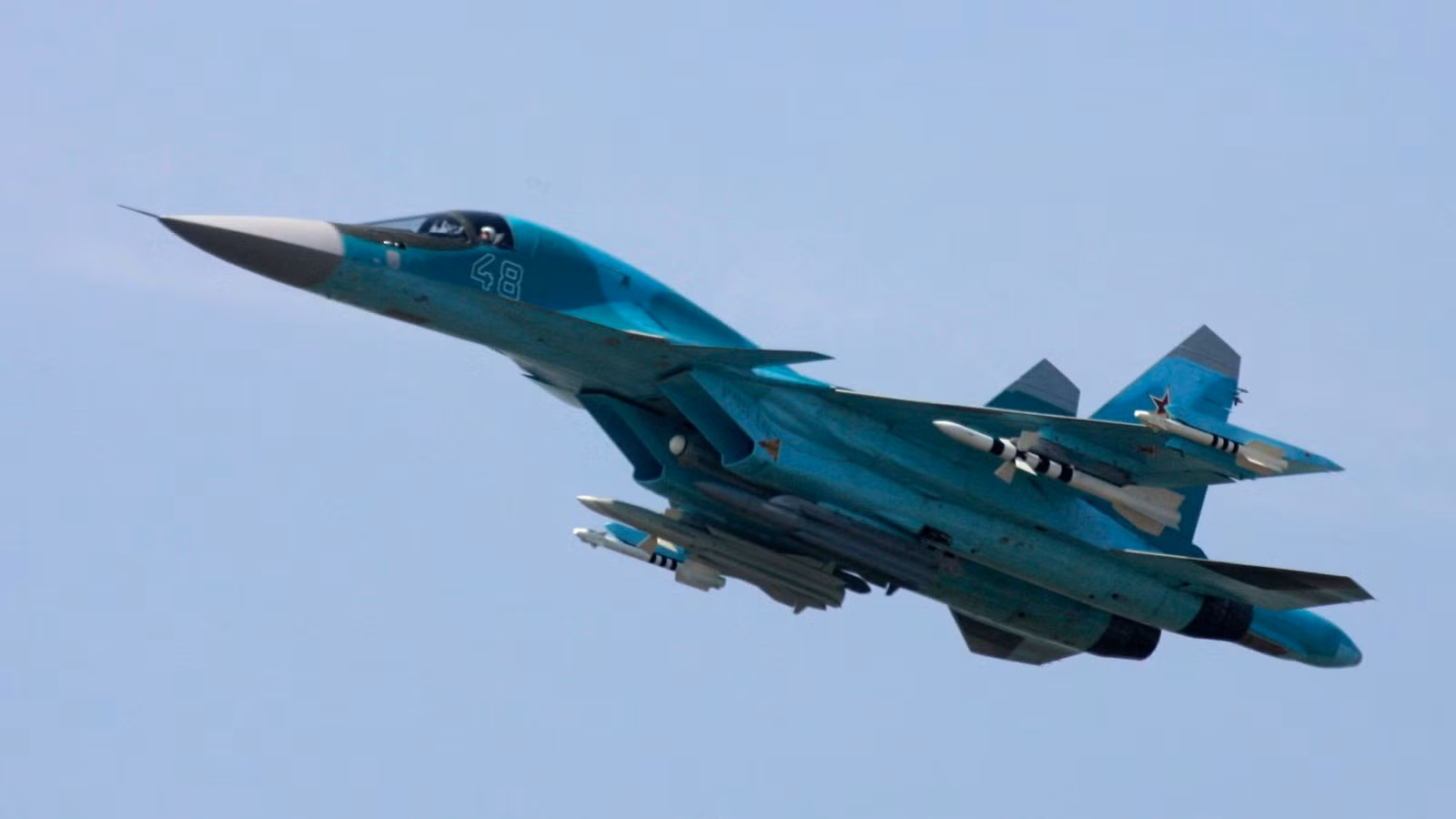 Tiêm kích bom Su-34 Nga rơi vì lỗi kĩ thuật -0