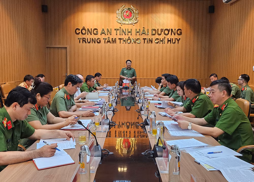Kiểm tra công tác chuẩn bị Lễ ra mắt lực lượng tham gia bảo vệ ANTT ở cơ sở tại Hải Dương -0