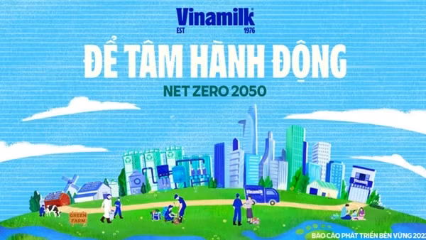 Vinamilk công bố báo cáo phát triển bền vững, chọn chủ đề “NET ZERO 2050”