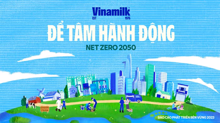 Vinamilk công bố báo cáo phát triển bền vững, chọn chủ đề “NET ZERO 2050” -0