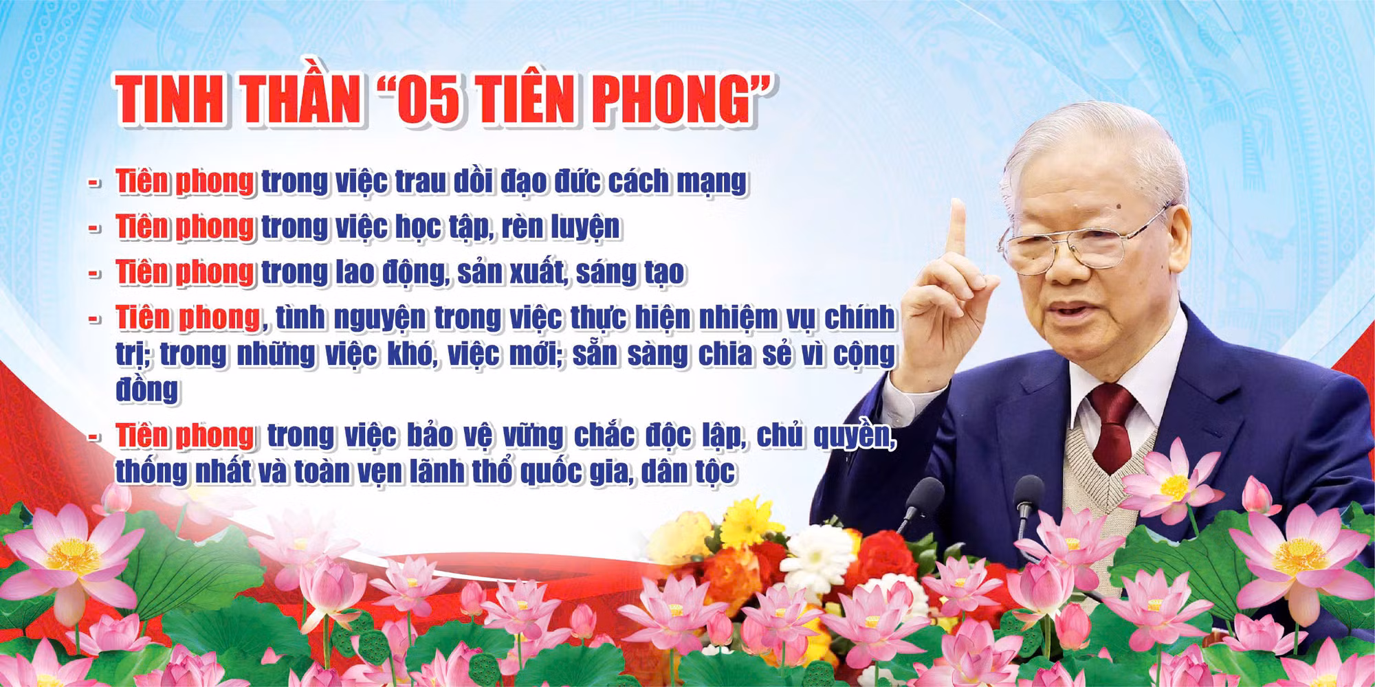Phát huy tinh thần “5 tiên phong” theo lời căn dặn của Cố Tổng Bí thư Nguyễn Phú Trọng -0