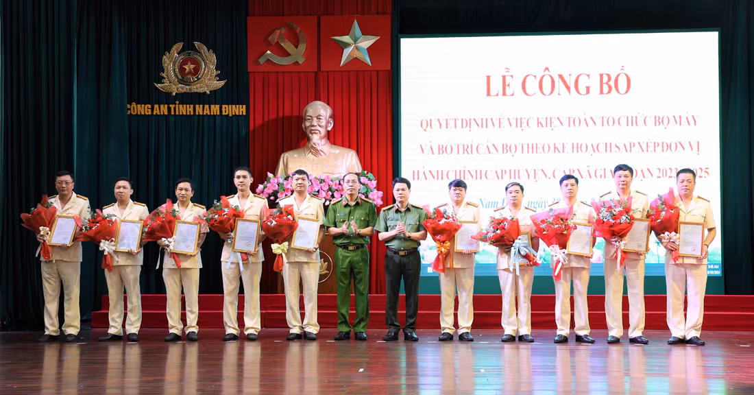 Công an Nam Định hoàn thành theo đúng lộ trình, kế hoạch đề ra -0