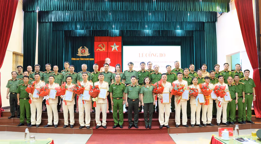 Công an Nam Định hoàn thành theo đúng lộ trình, kế hoạch đề ra -0
